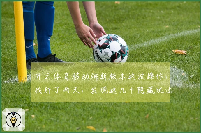 开云体育移动端新版本这波操作，我肝了两天，发现这几个隐藏玩法你绝对得知道！